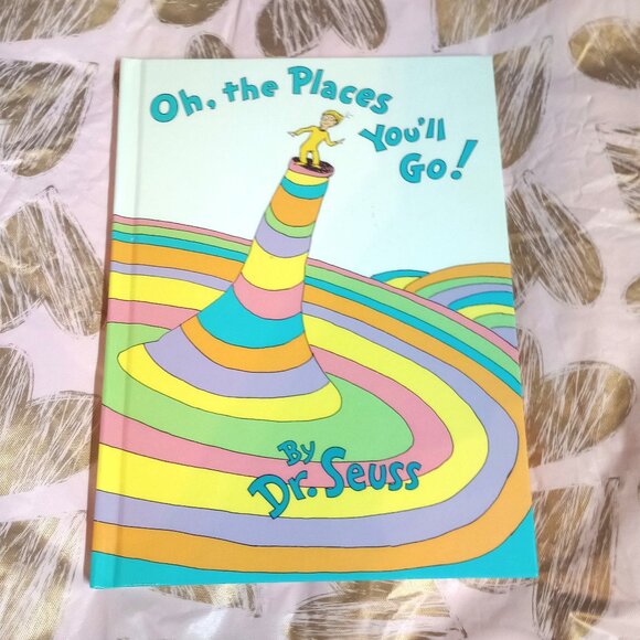 Dr. Seuss. “Oh The Places You’ll Go” Book. 1990. Vintage. Hardcover. - Picture 1 of 12